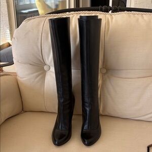 Elegant Black Knee-High Women's Boots